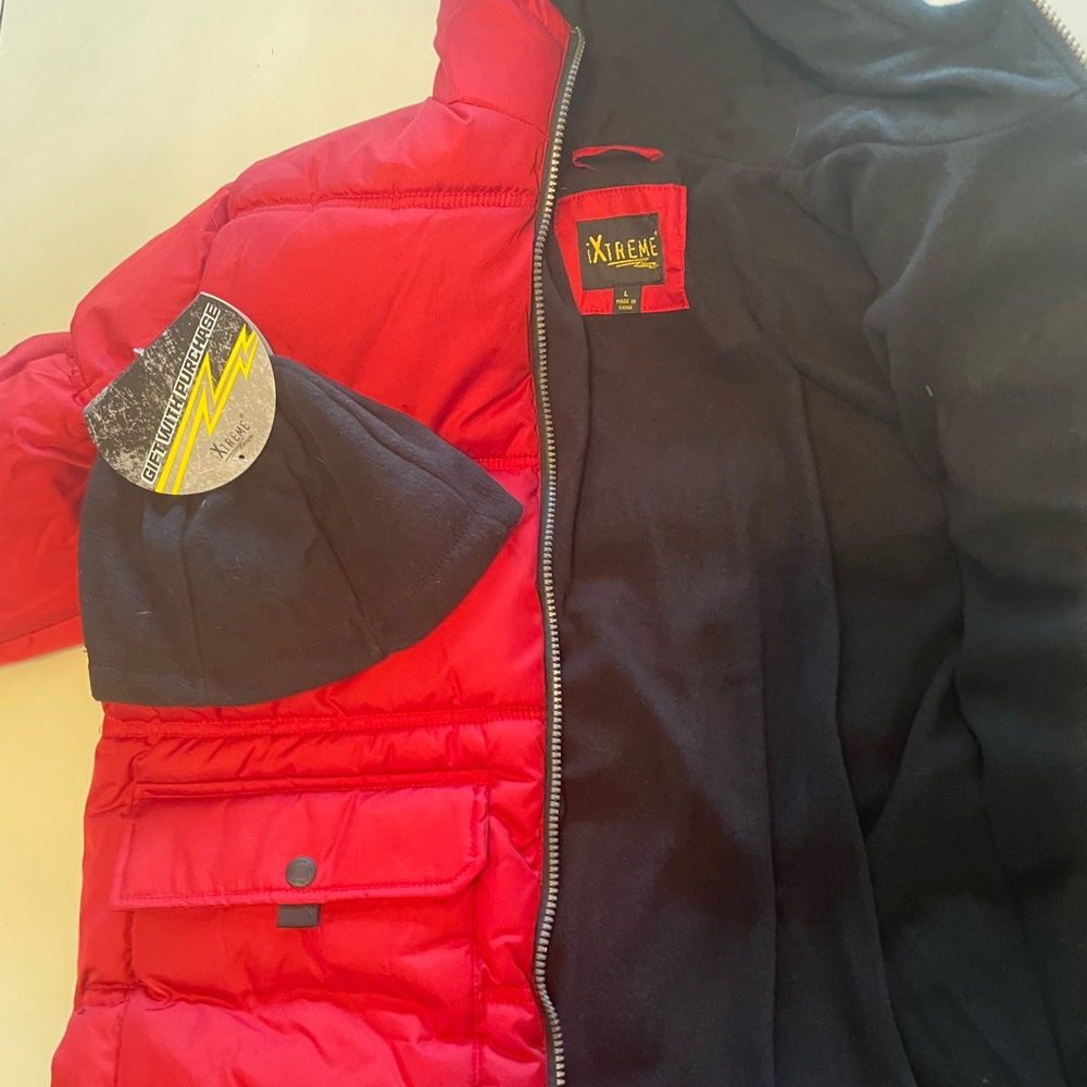 Red Kids Puffer Jacket